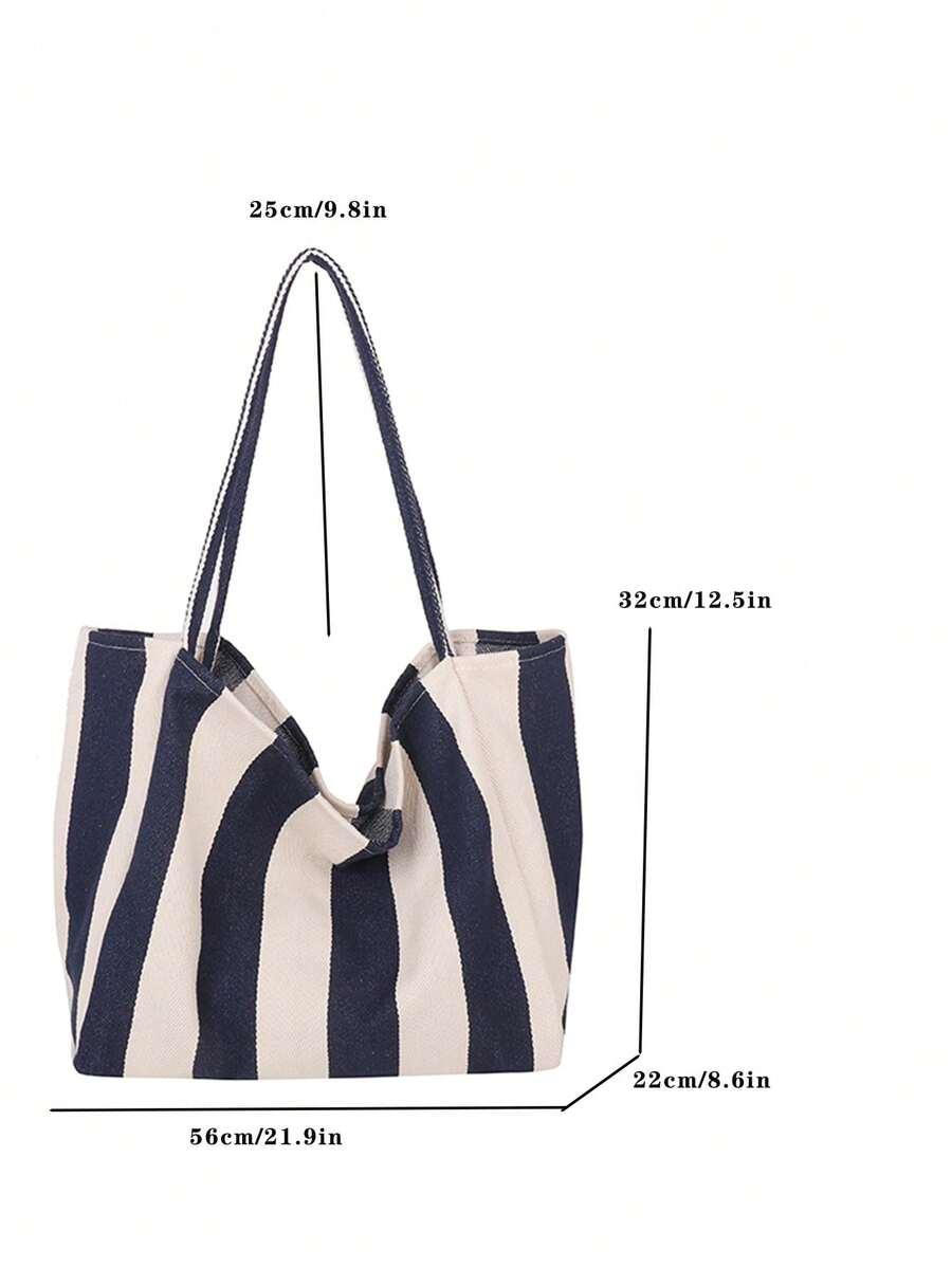 SHEIN TORBA WZÓR PASKI S07__56X22X32CM