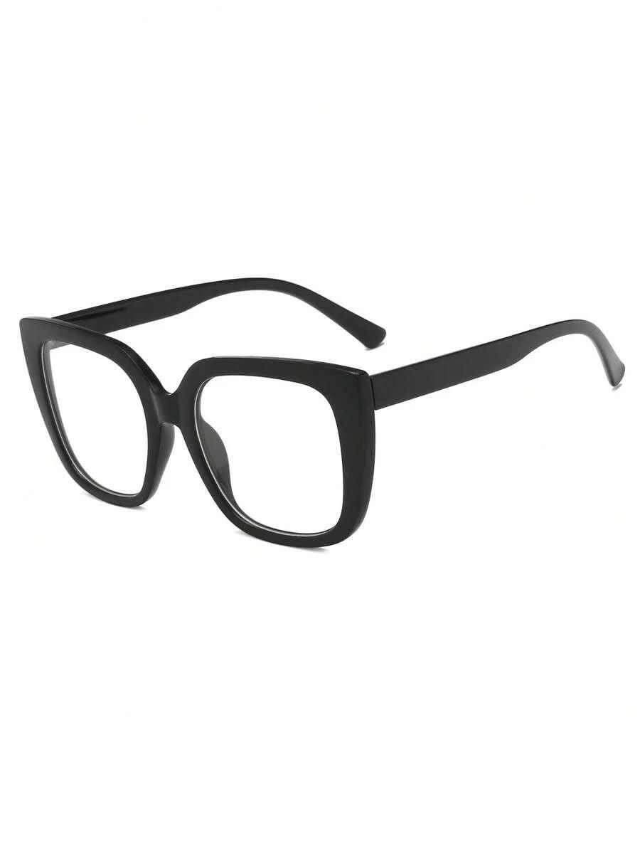 SHEIN CZARNE OKULARY ZERÓWKI S07