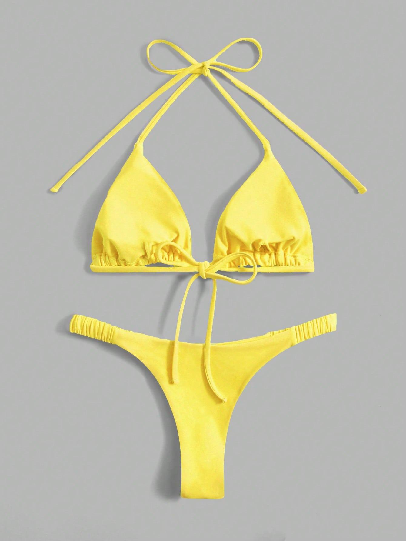 SHEIN DWUCZĘŚCIOWY STRÓJ KĄPIELOWY S09__M