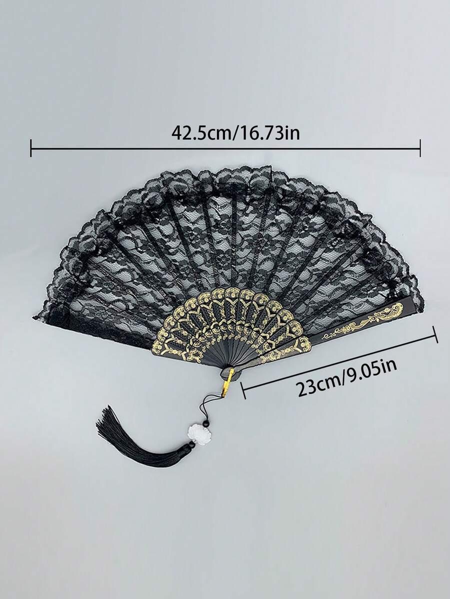 SHEIN CZARNY PARASOL KORONKA S07