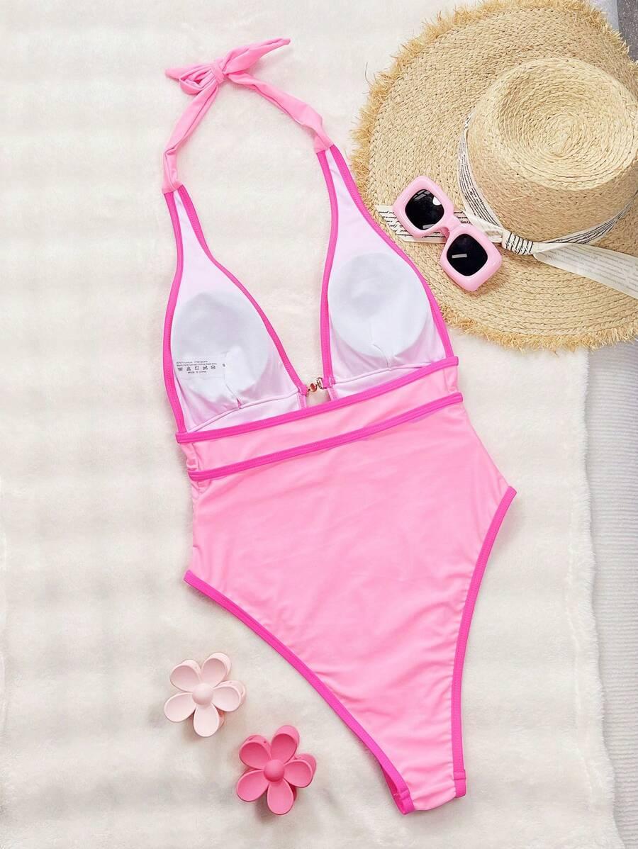 SHEIN JEDNOCZĘŚCIOWY STRÓJ KĄPIELOWY S09__XS