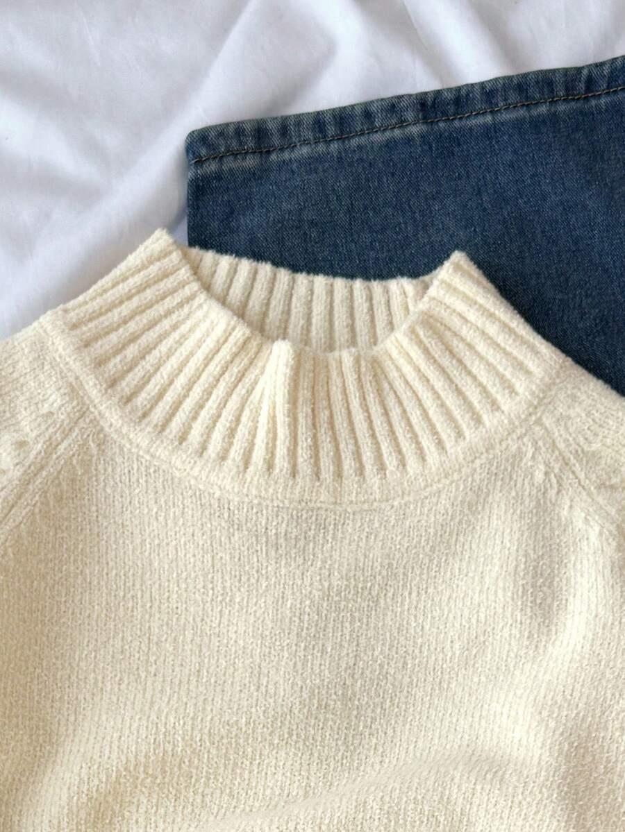 SHEIN ŻÓŁTY SWETER CASUAL S06__140-146