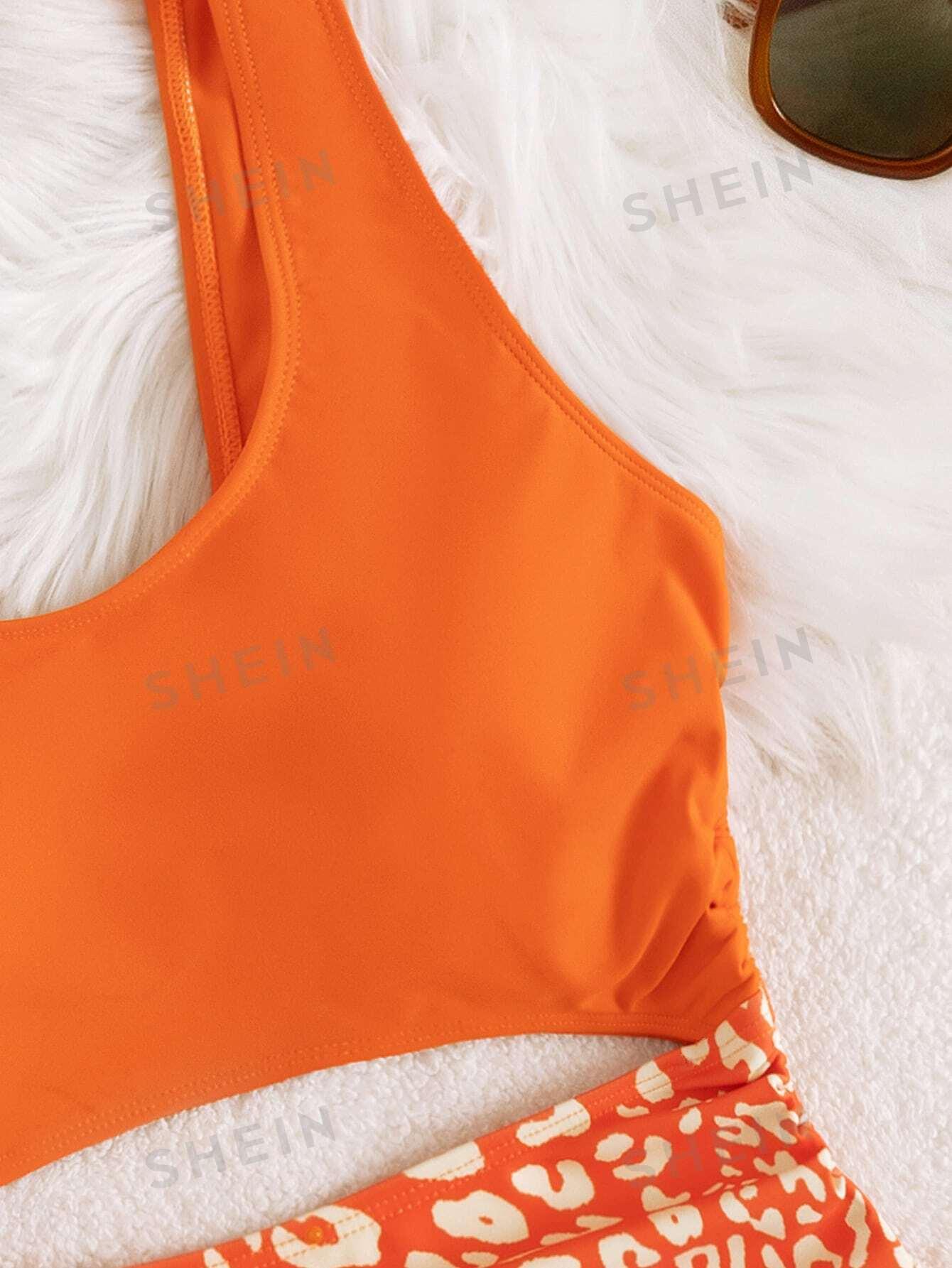SHEIN JEDNOCZĘŚCIOWY STRÓJ KĄPIELOWY S09__L