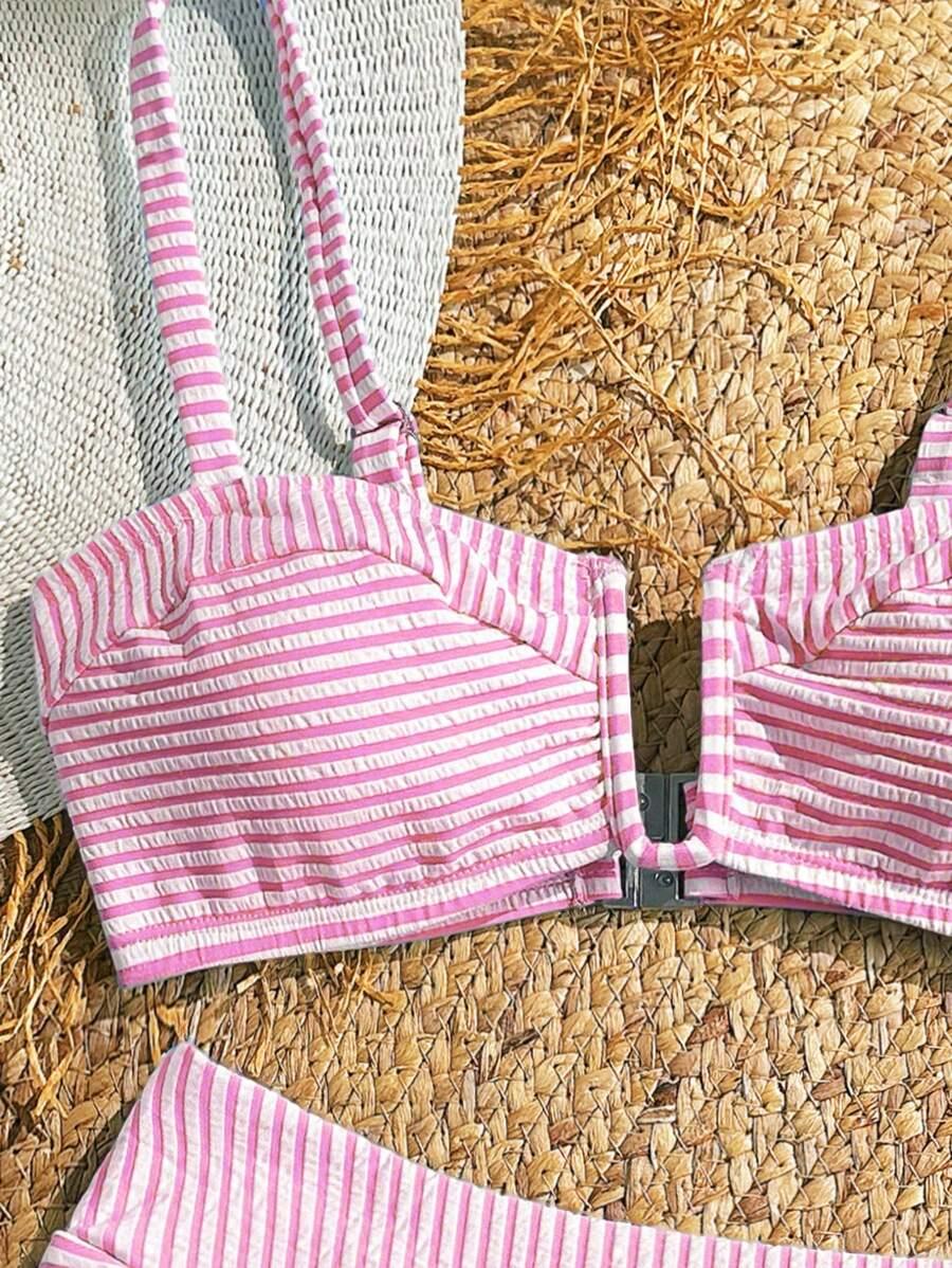 SHEIN DWUCZĘŚCIOWY STRÓJ KĄPIELOWY S06__M