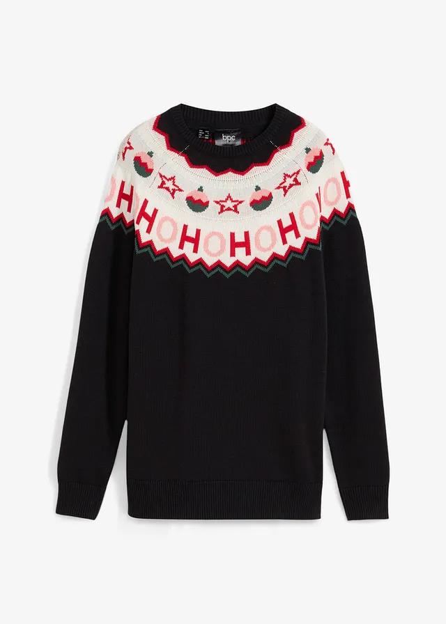 ŚWIĄTECZNY SWETER WZÓR HOHOHO BDD__48/50