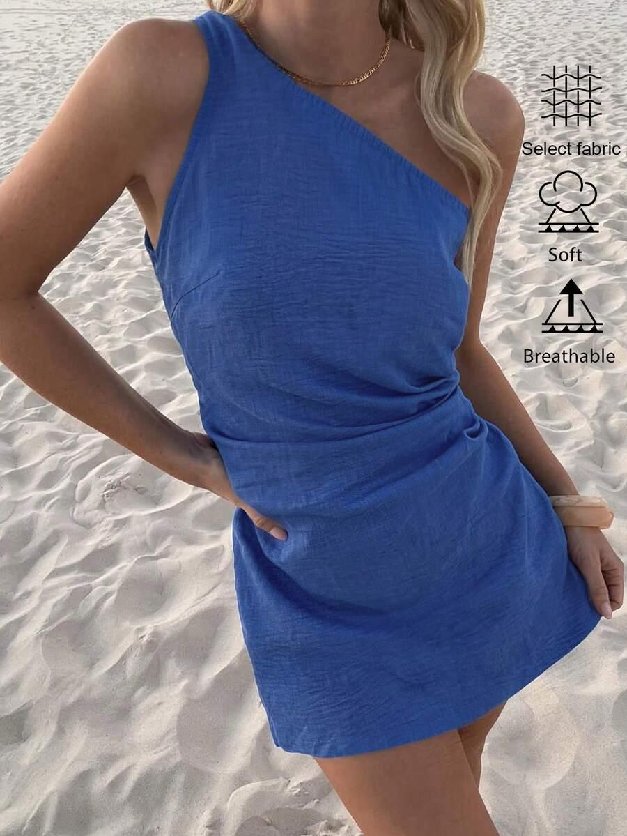 SHEIN NIEBIESKA MINI SUKIENKA S06__XL