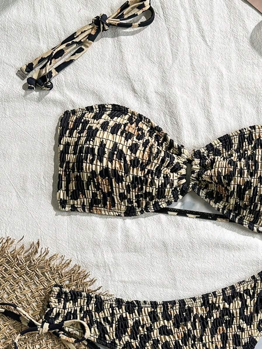 SHEIN DWUCZĘŚCIOWY STRÓJ KĄPIELOWY S09__L