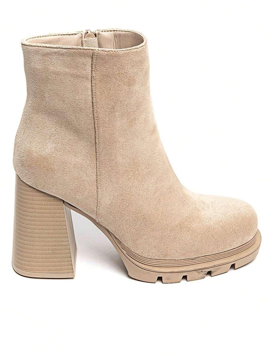 SHEIN BEŻOWE KOZAKI ZAMEK W01__38