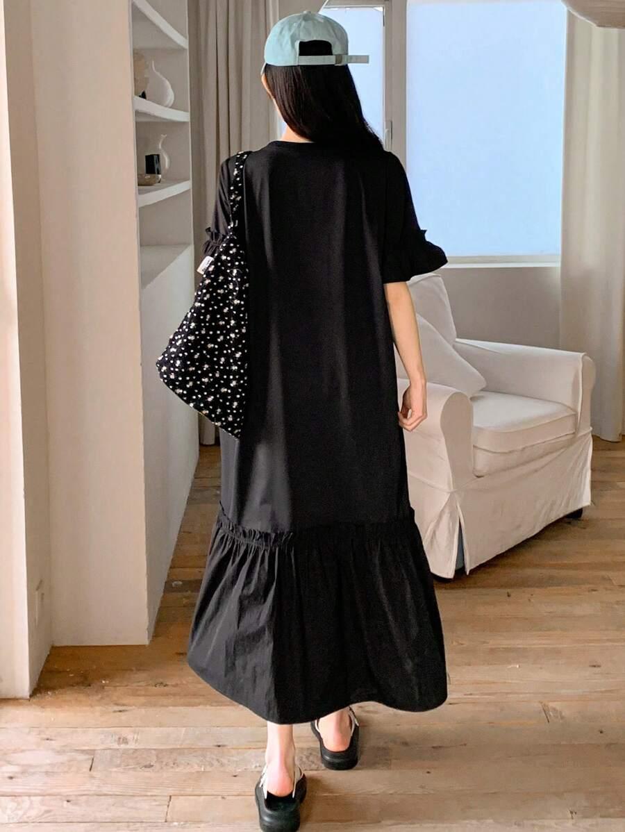DAZY CZARNA MAXI SUKIENKA S06__XL