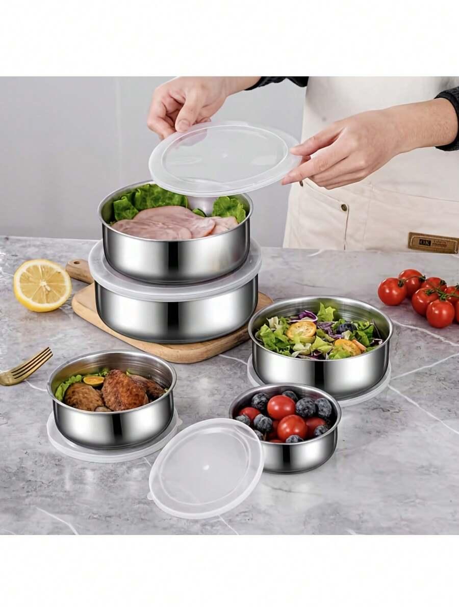 SHEIN POJEMNIK DO PRZECHOWYWANIA ŻYWNOŚCI 5-PACK S07__