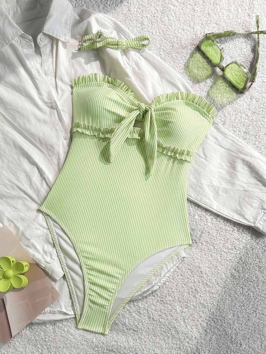 SHEIN STRÓJ KĄPIELOWY JEDNOCZĘŚCIOWY S09__L