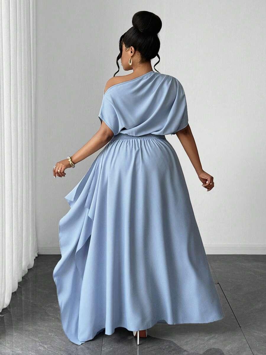 MAWEII NIEBIESKA MAXI SUKIENKA S06__50