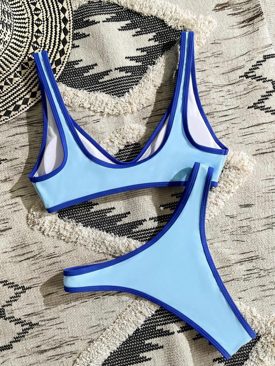 SWIM VCAY NIEBIESKI DWUCZĘŚCIOWY STRÓJ KĄPIELOWY S09__XL