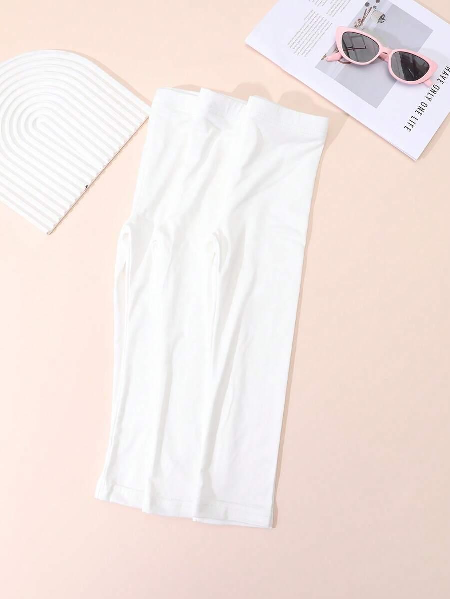 SHEIN BIAŁE LEGGINSY 3-PACK S06__122-146