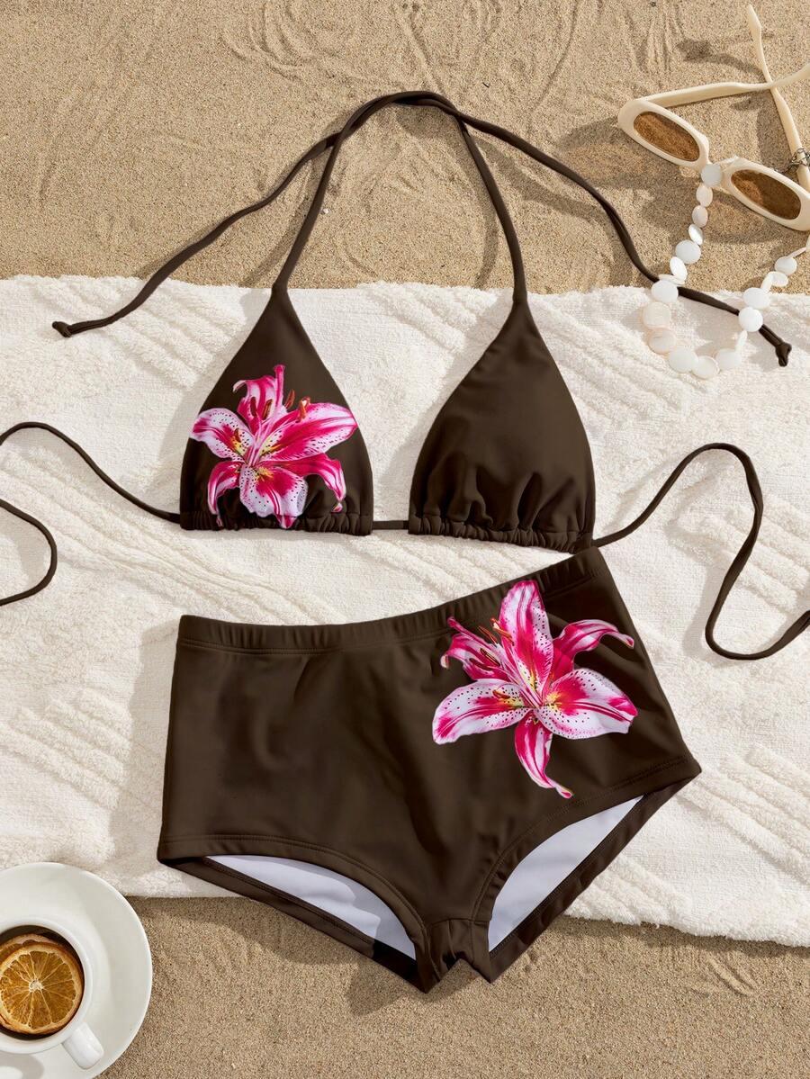 SHEIN DWUCZĘŚCIOWY STRÓJ KĄPIELOWY S09__M