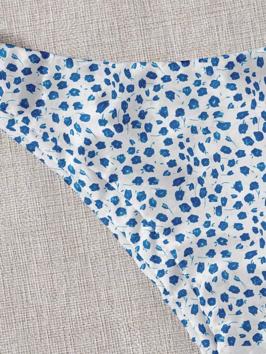 SHEIN DWUCZĘŚCIOWY STRÓJ KĄPIELOWY WZÓR S09__L
