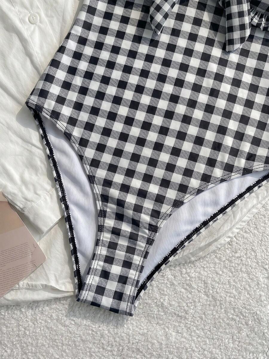 SHEIN JEDNOCZĘŚCIOWY STRÓJ KĄPIELOWY S09__M