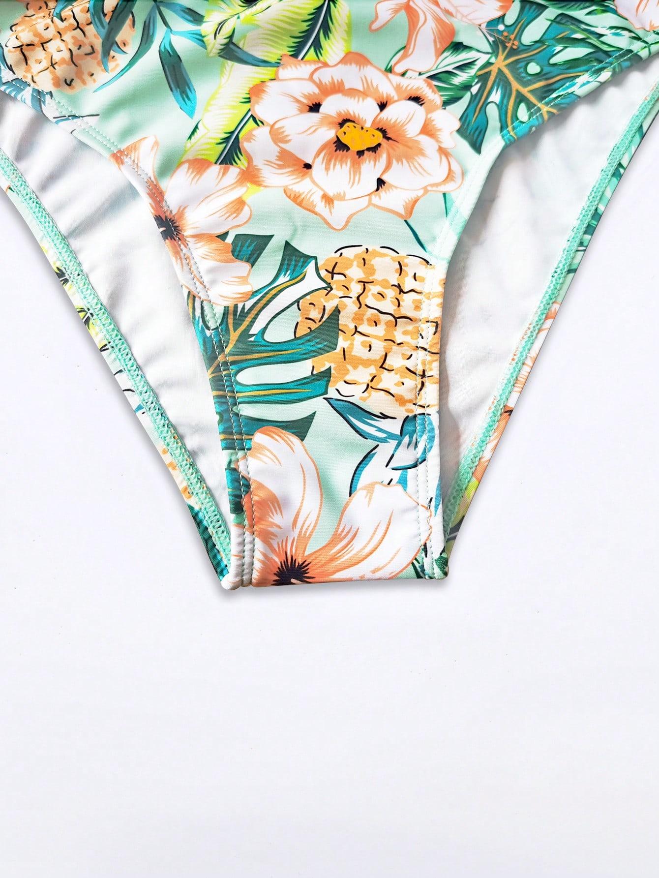 SHEIN DWUCZĘŚCIOWY STRÓJ KĄPIELOWY WZÓR S09__XL