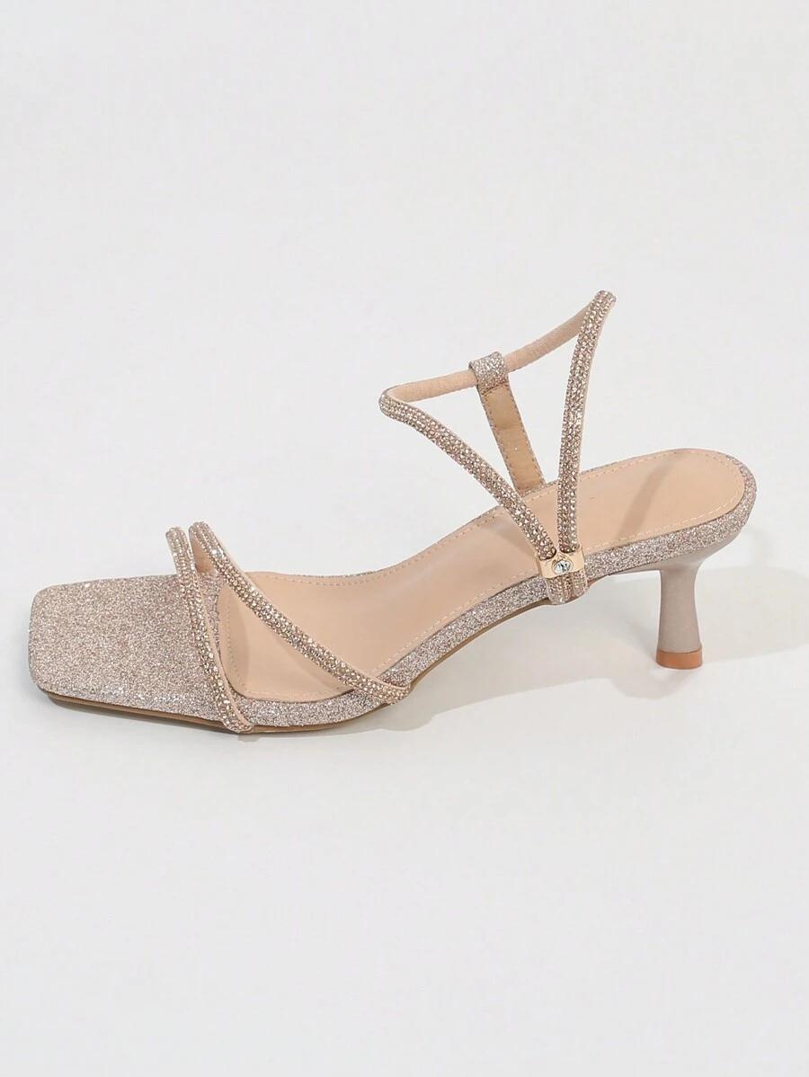 SHEIN ZŁOTE SANDAŁY OBCAS S06__38