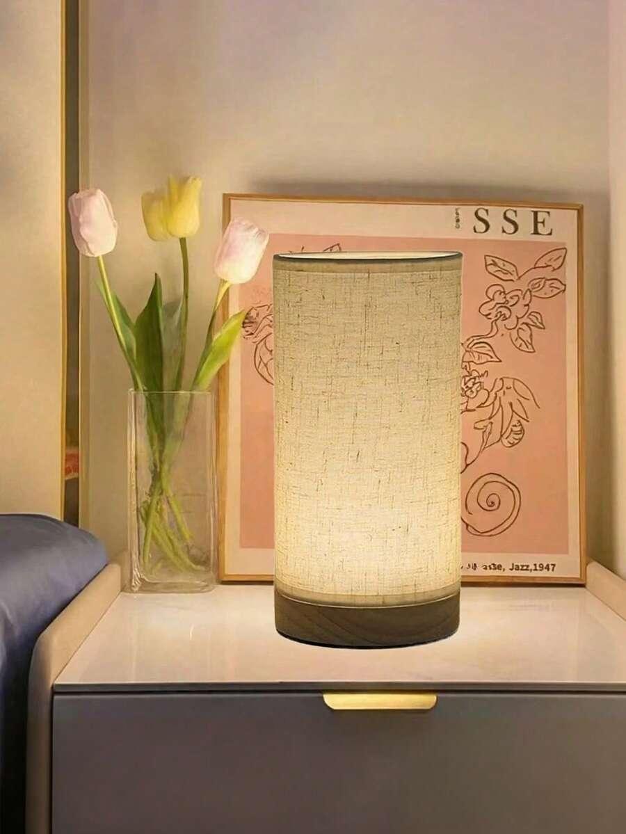 SHEIN BEŻOWA LAMPKA NOCNA S07__10X20CM
