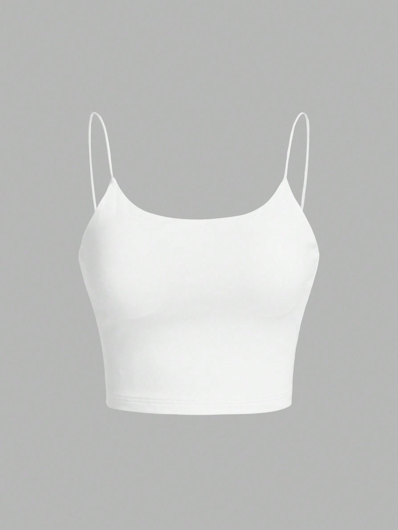SHEIN BIAŁY TOP RAMIĄCZKA S06__XS