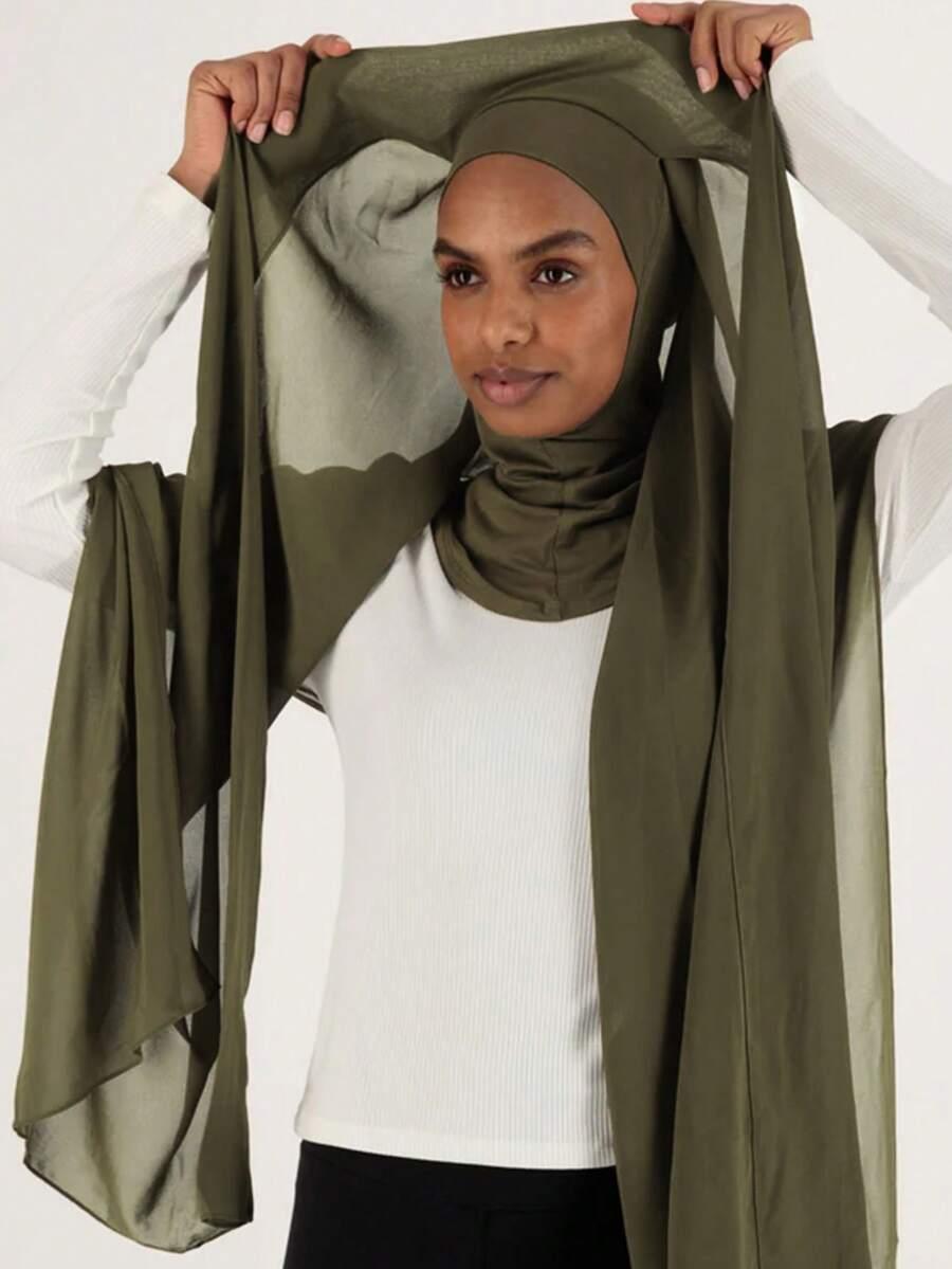 SHEIN ZIELONA CHUSTA HIDŻAB S07