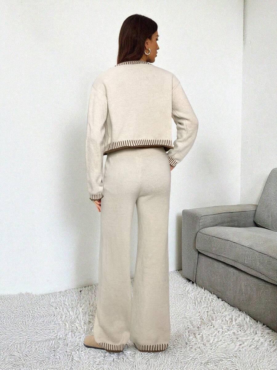 SHEIN SWETER SPODNIE KOMPLET S06__XL