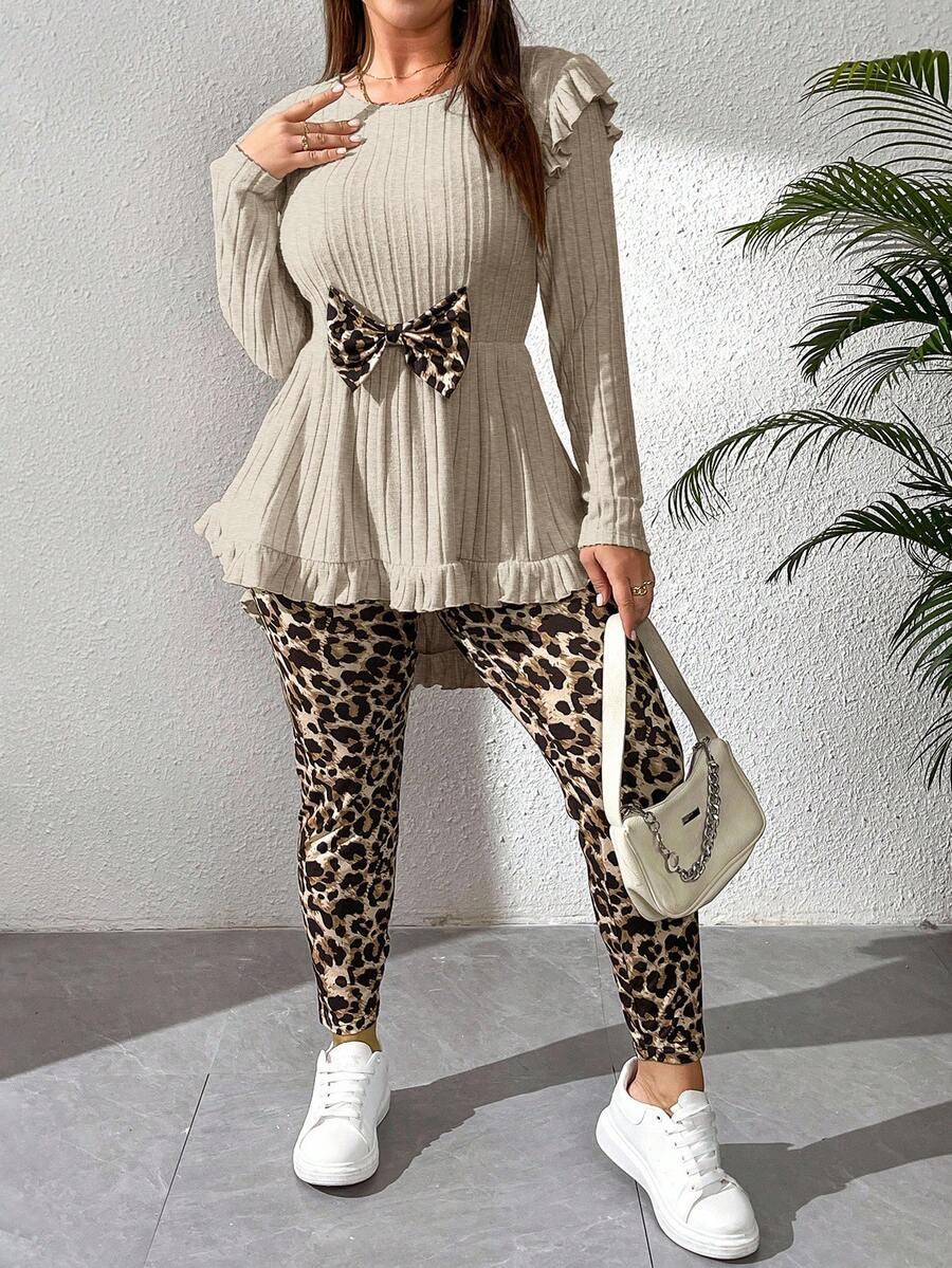SHEIN BLUZKA SPODNIE KOMPLET S06__XXL