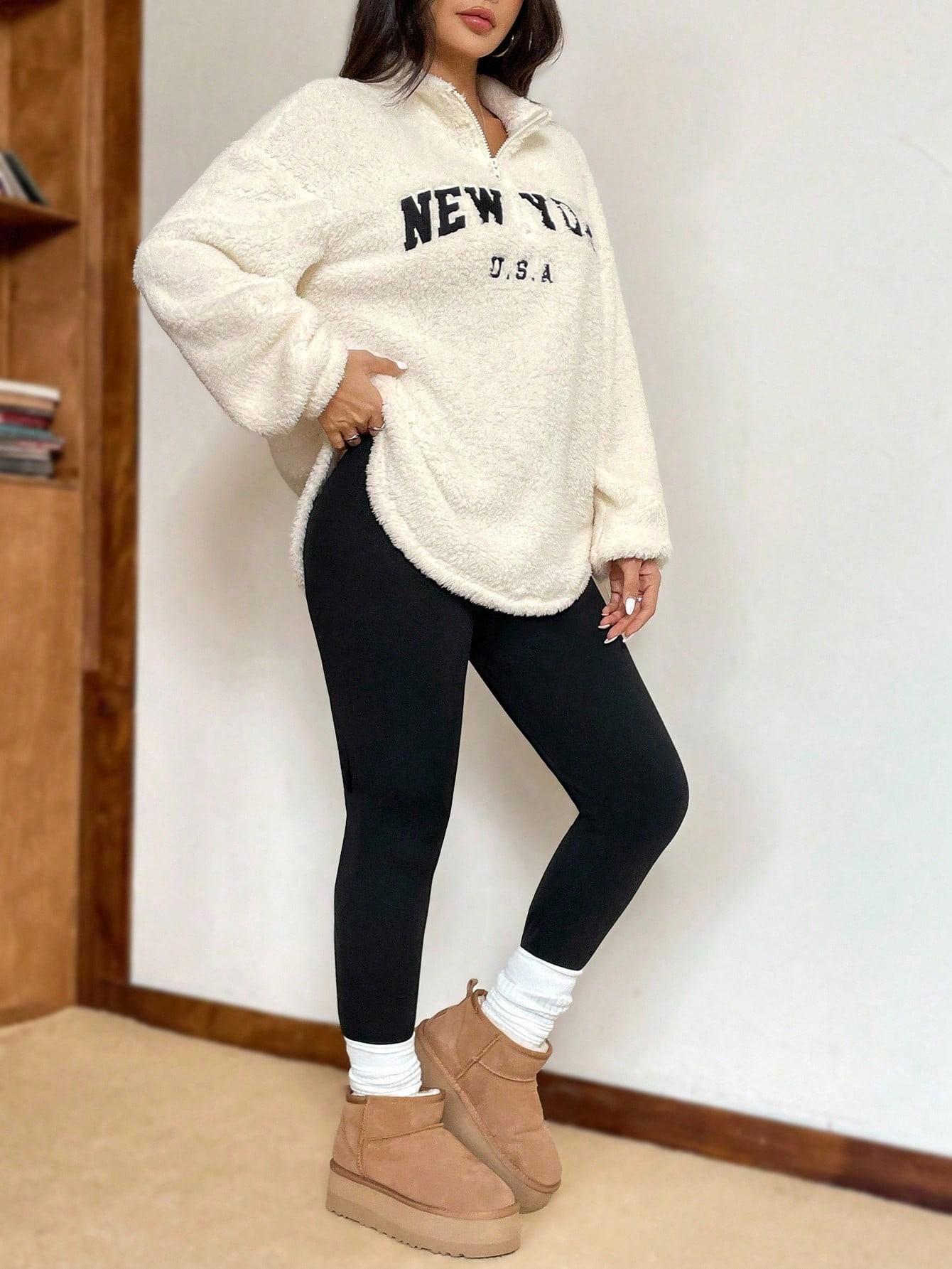 SHEIN KOMPLET BLUZA LEGGINSY S06__50