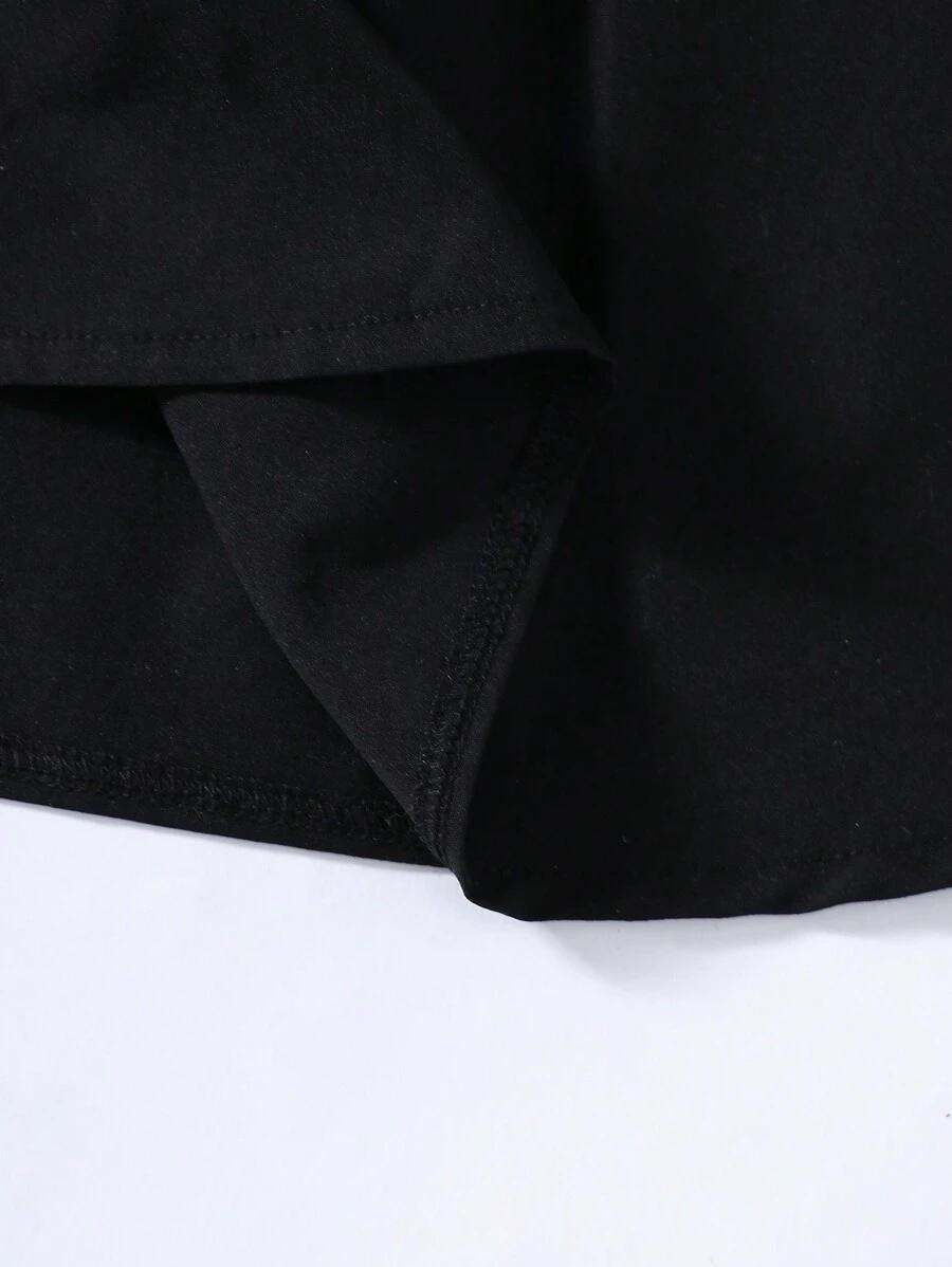 SHEIN SUKIENKA Z KRÓTKIM RĘKAWEM S06__146-152