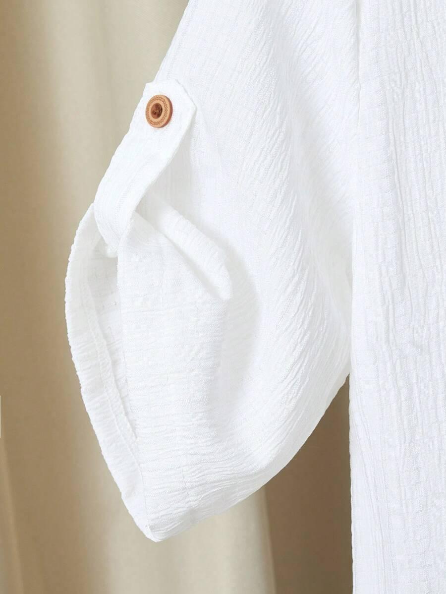 SHEIN BIAŁA KOSZULA GUZIKI S06__134/140