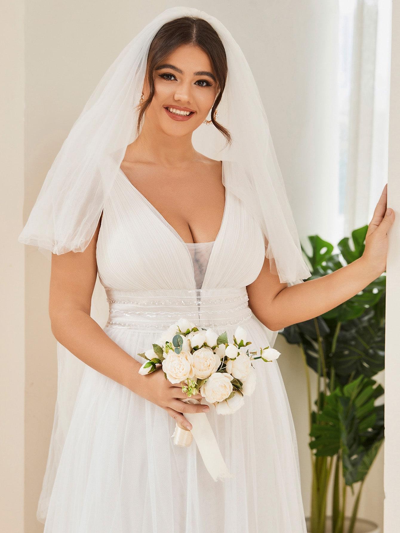 EVER PRETTY SUKNIA ŚLUBNA ZDOBIENIE TIUL PK01__54