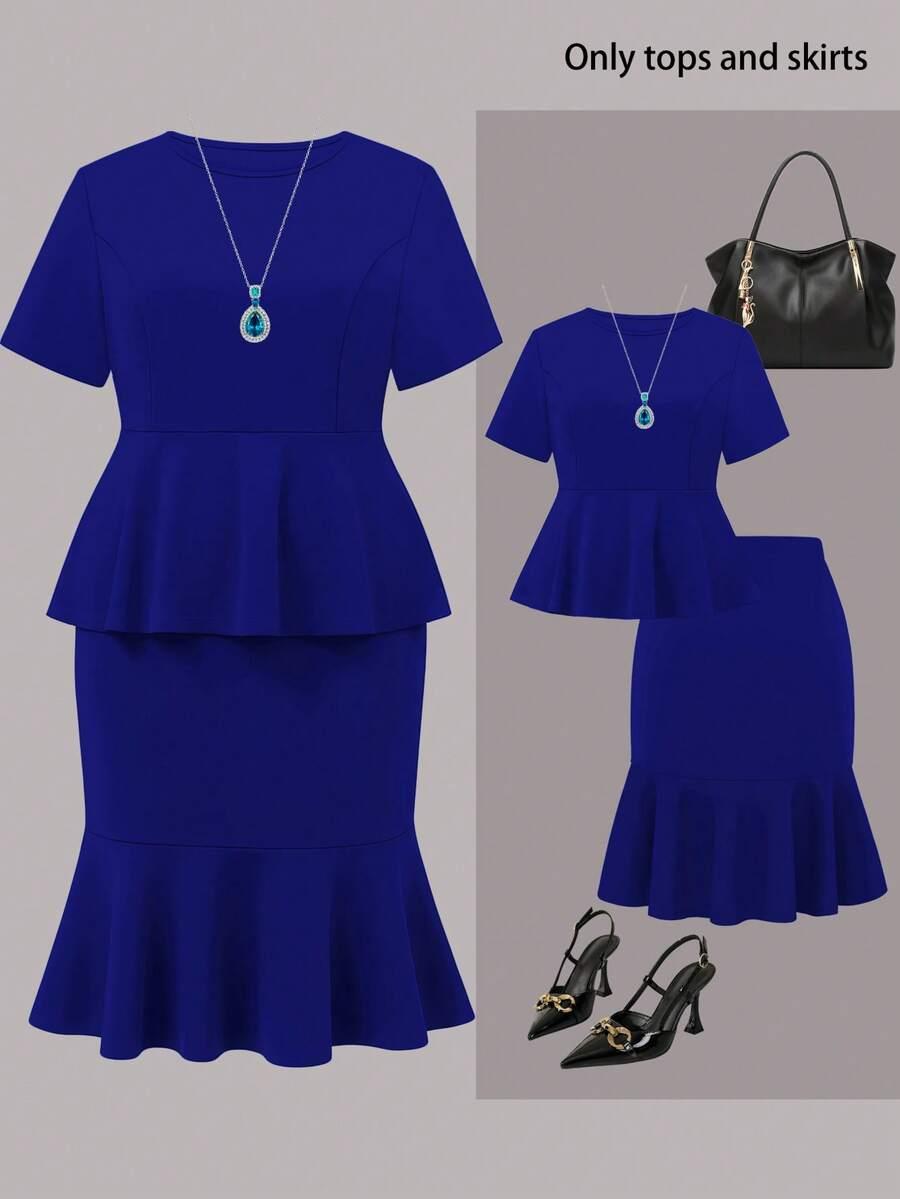SHEIN BLUZKA SPÓDNICA KOMPLET S06__46
