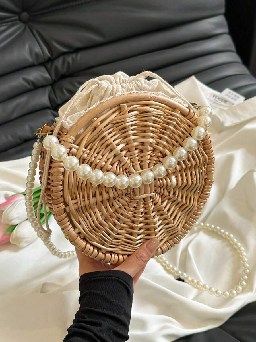 SHEIN BEŻOWA MAŁA TOREBKA S07__19X19