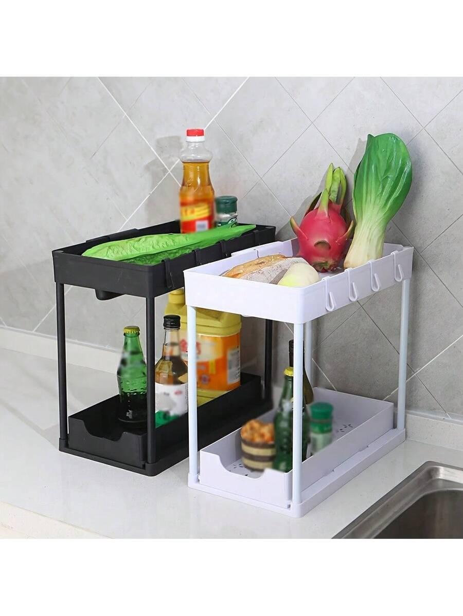 SHEIN FIOLETOWY ORGANIZER KUCHENNY WYSUWANY DO SZAFKI S07__39X34