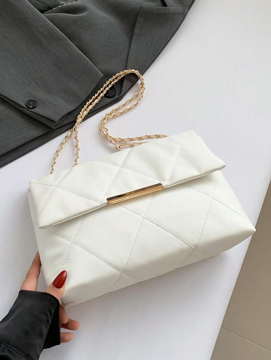 SHEIN BIAŁA TOREBKA ŁAŃCUSZEK S07__7X17X27CM
