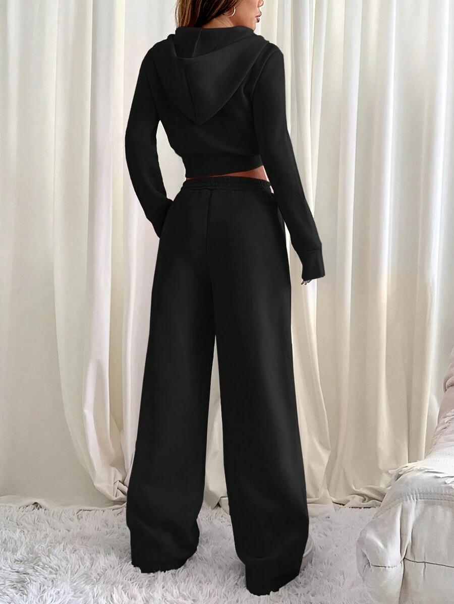 SHEIN CZARNE SPODNIE DRESOWE S06__XS