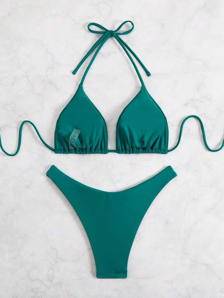 SWIM BASICS ZIELONY STRÓJ KĄPIELOWY S09__L
