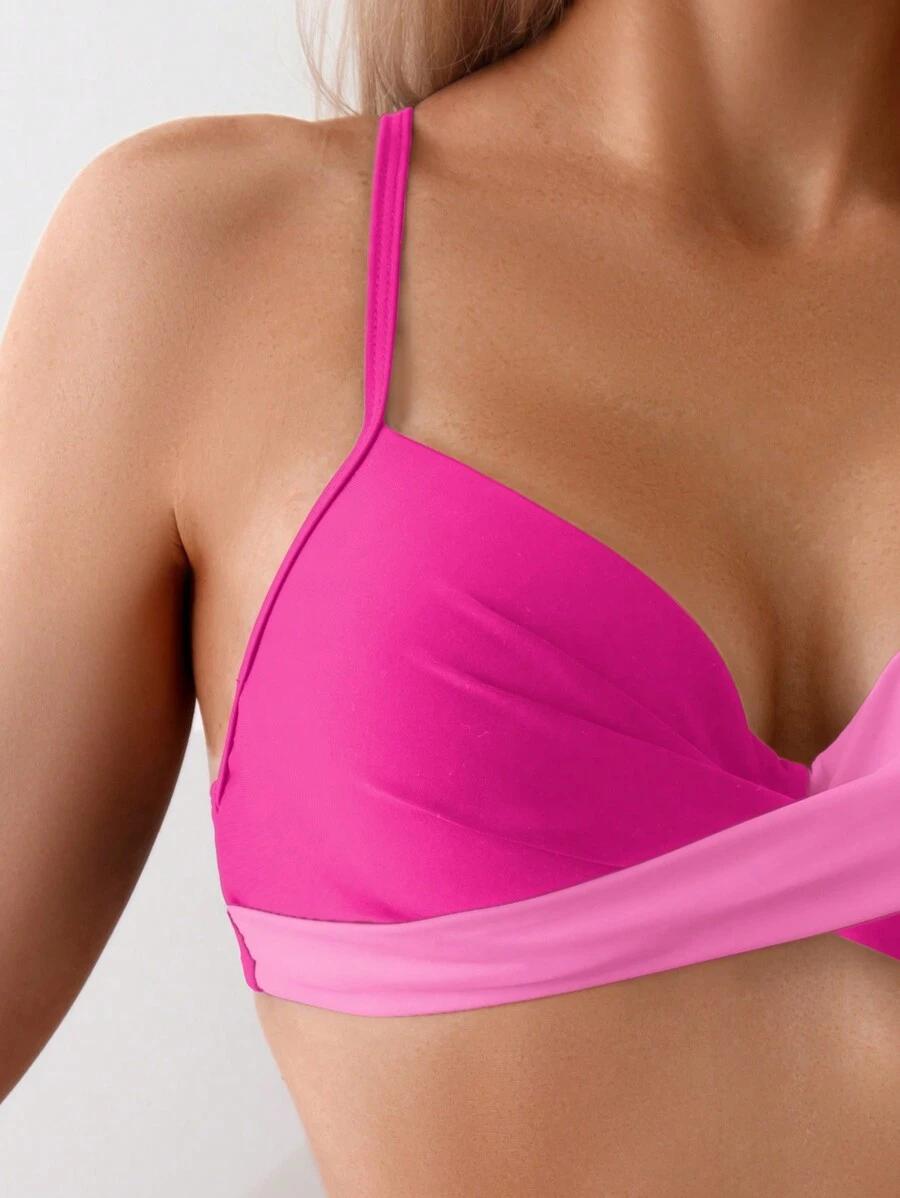 SHEIN DWUCZĘŚCIOWY STRÓJ KĄPIELOWY S09__L