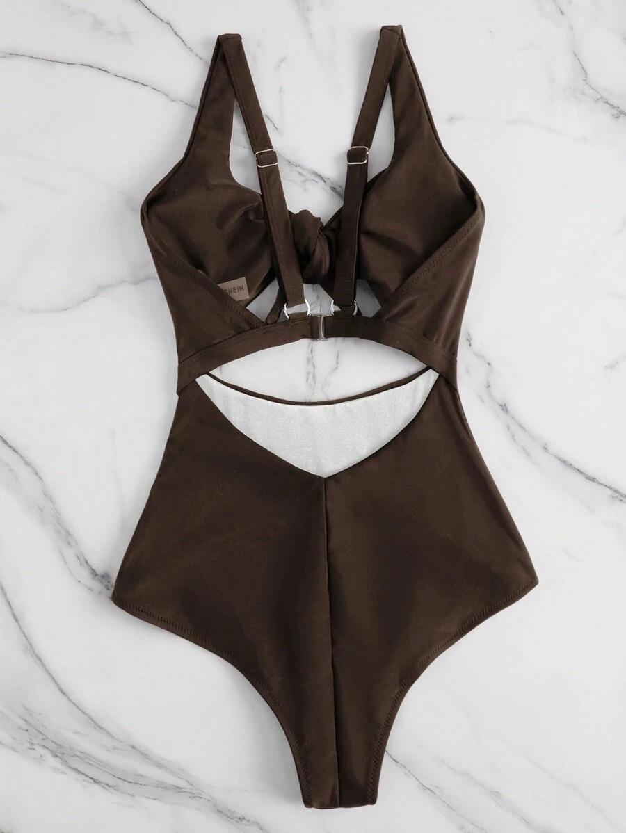 SHEIN JEDNOCZĘŚCIOWY STRÓJ KĄPIELOWY S09__S