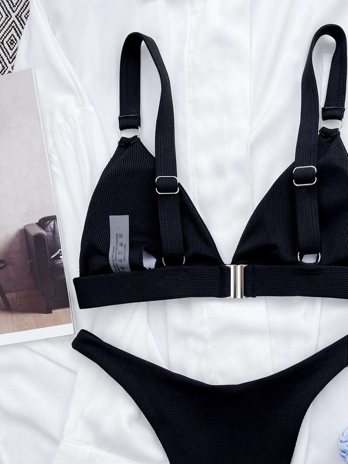 SHEIN DWUCZĘŚCIOWY STRÓJ KĄPIELOWY S09__M