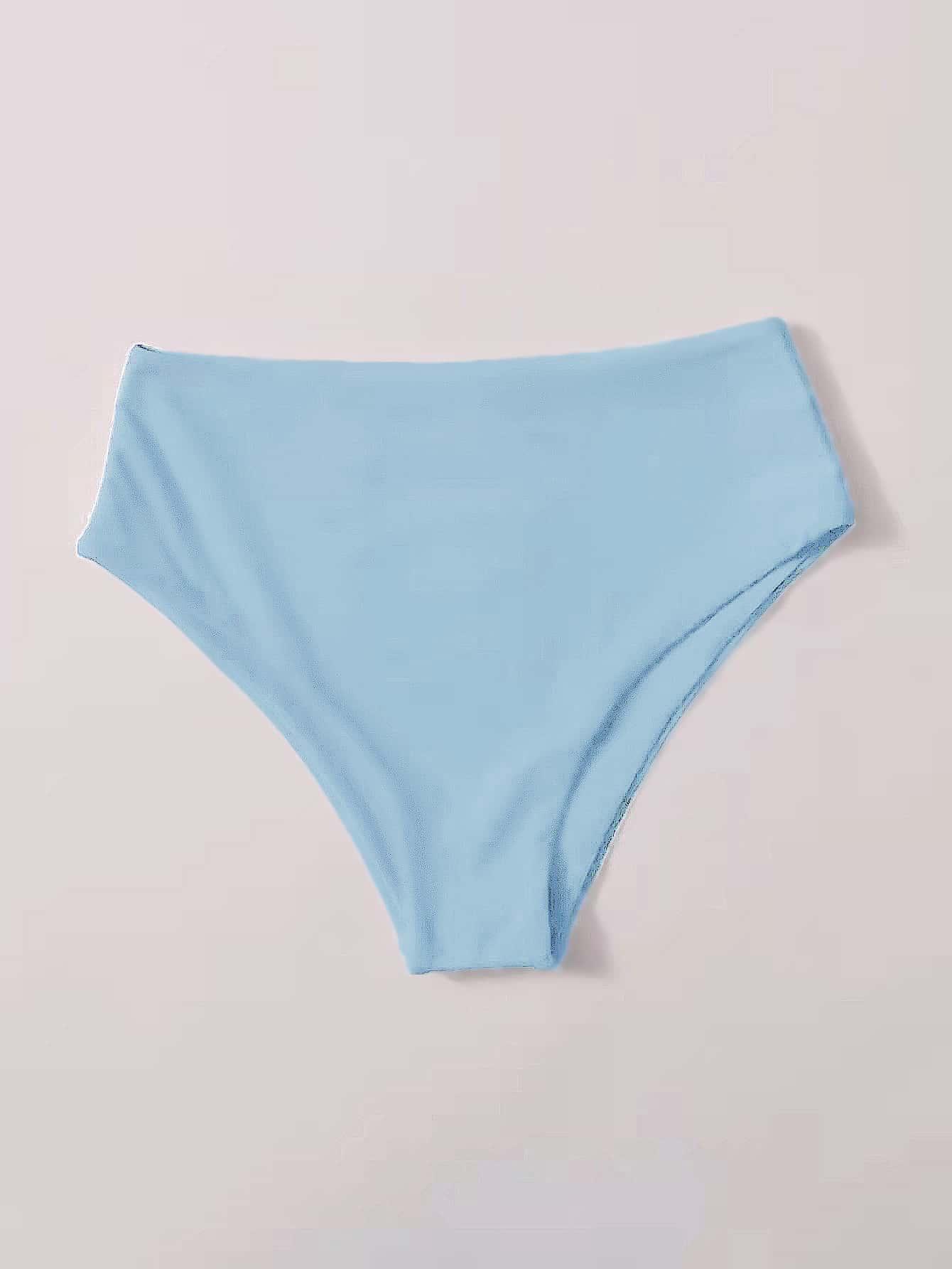 SHEIN NIEBIESKI DÓŁ OD STROJU KĄPIELOWEGO S09__L