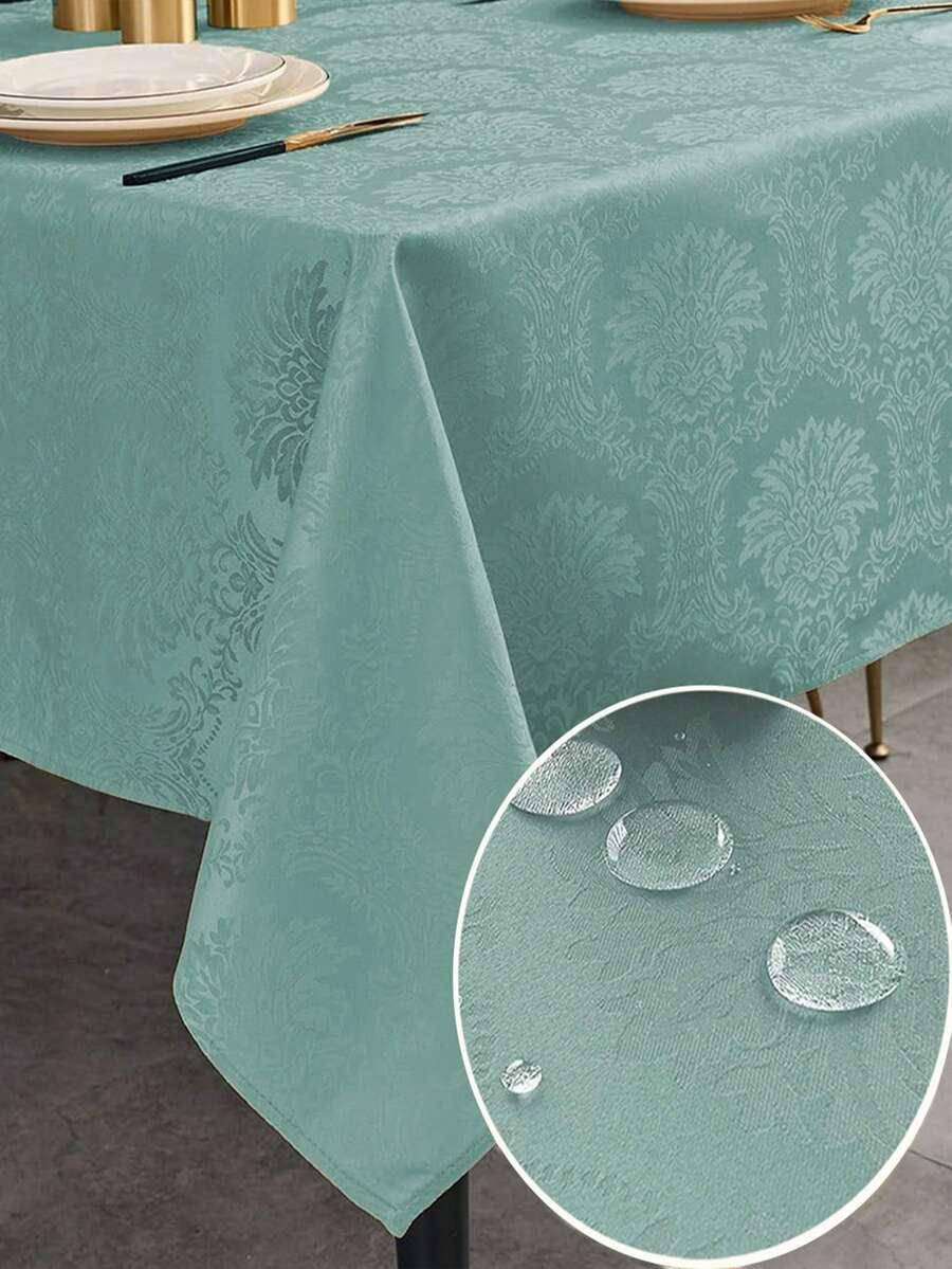 SHEIN NIEBIESKI OBRUS WZÓR S07__150X220CM