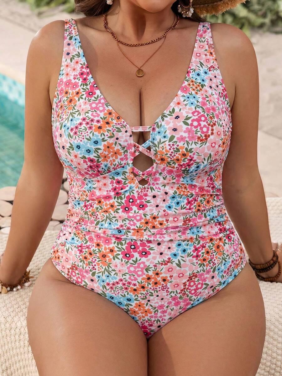 SHEIN JEDNOCZĘŚCIOWY STRÓJ KĄPIELOWY S09__52