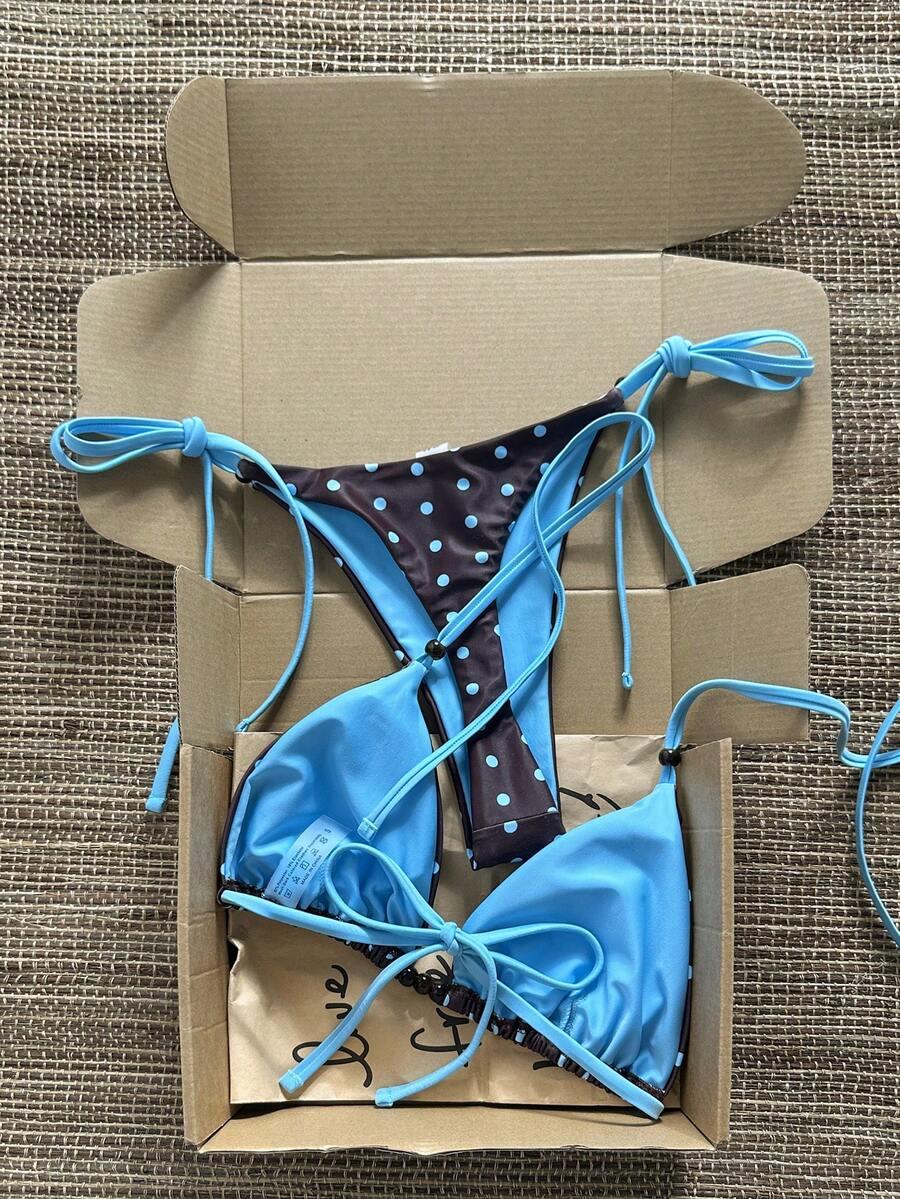 SHEIN DWUCZĘŚCIOWY STRÓJ KĄPIELOWY S09__S