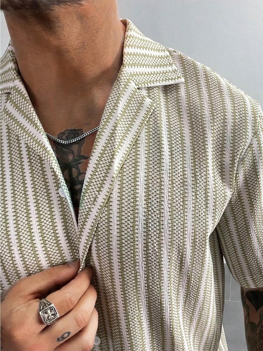 SHEIN SPODENKI WIĄZANIE WZÓR S06__M
