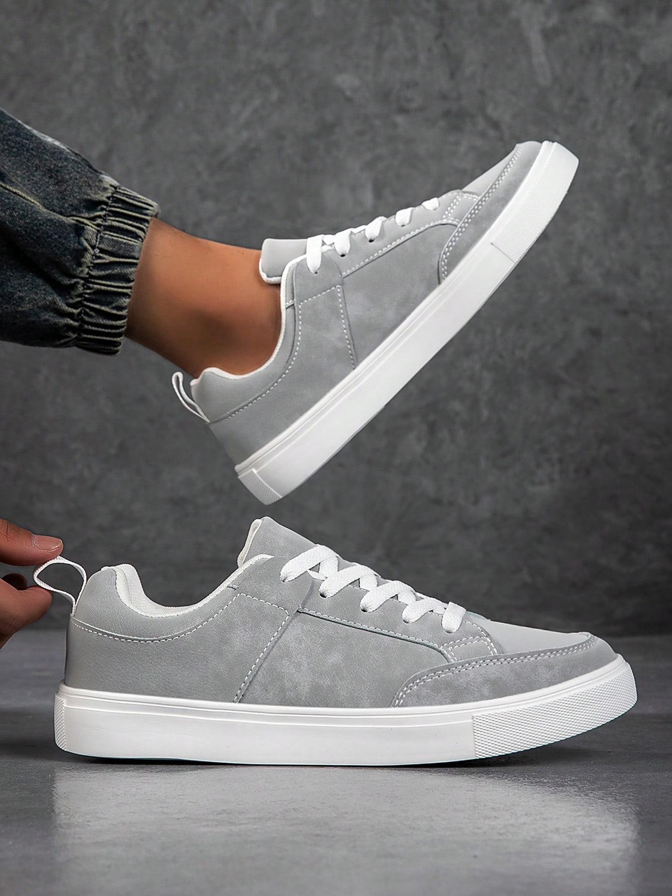 SHEIN SZARE SZNUROWANE BUTY SPORTOWE S06__42