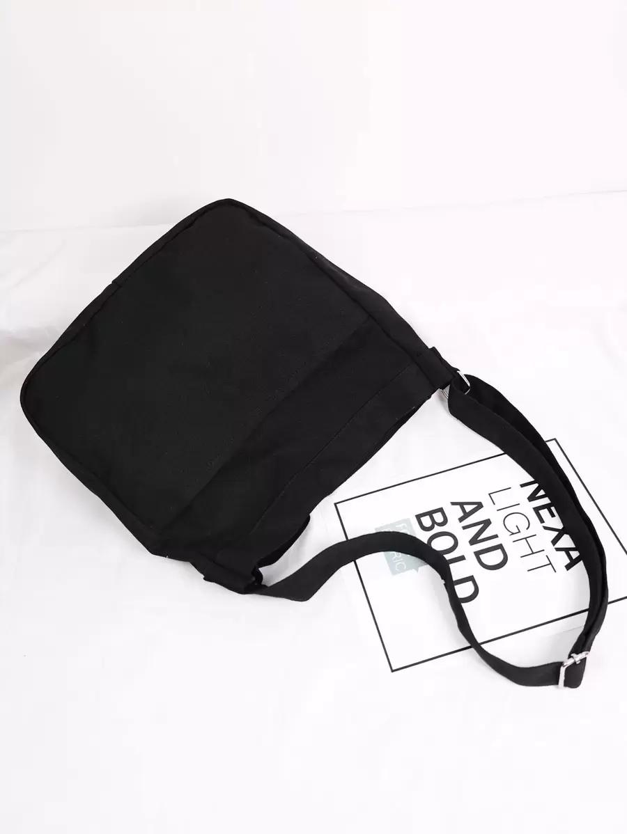 SHEIN CZARNA TOREBKA NA RAMIĘ S07__32X32CM