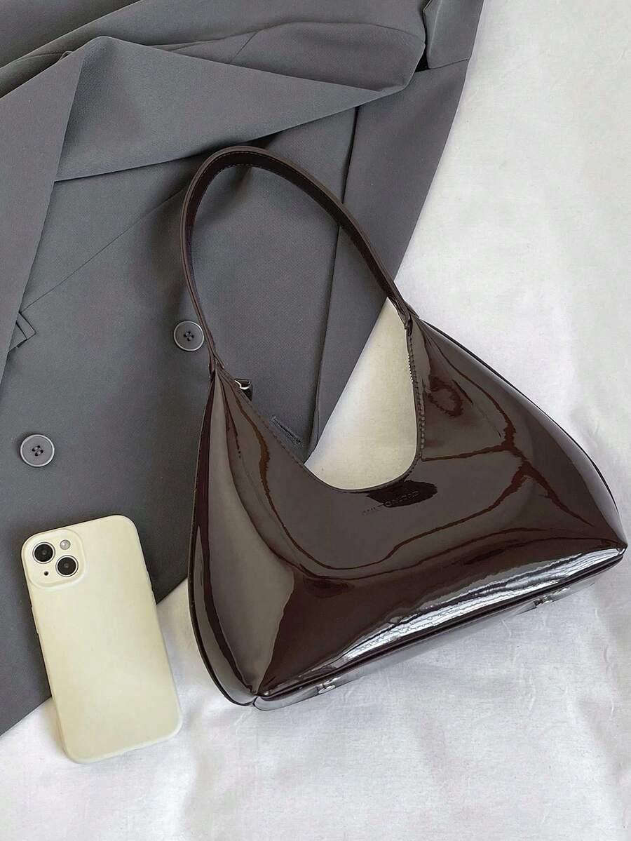 SHEIN BRĄZOWA TOREBKA NA RAMIE S07__26X8X22