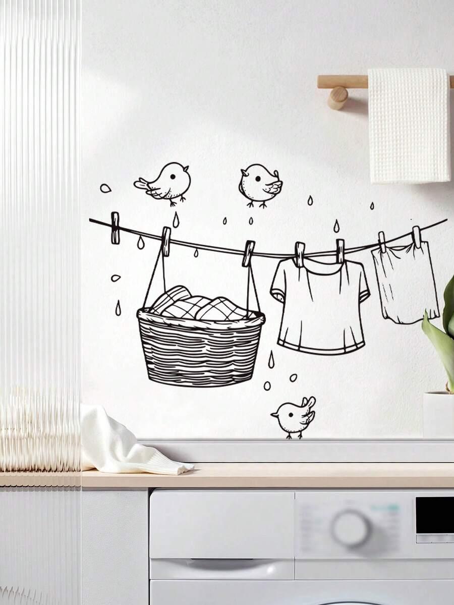 SHEIN NAKLEJKA ŚCIENNA OBRAZEK S07__30X60